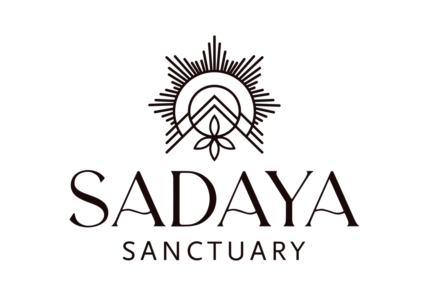 Sadaya+Sanctuary+Wordmark+&+Icon+-+Black